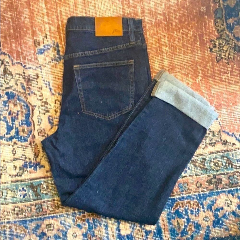 Jcrew straight leg crop jeans